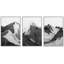 «Black and White Mountain», ensemble de 3 reproductions sur toile flottantes-98697203-98697204