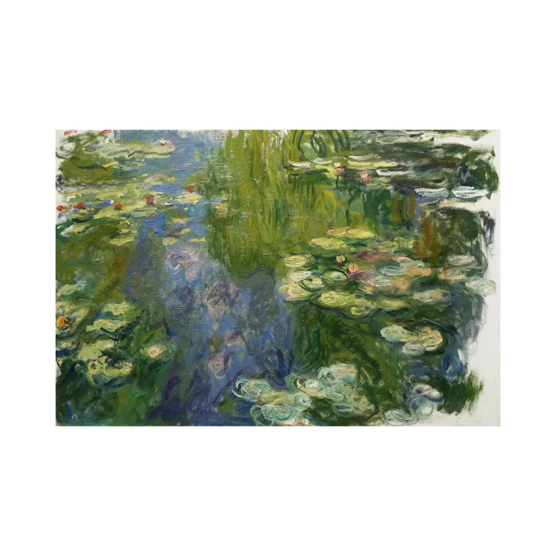 Le Bassin Aux Nympheas by Claude Monet - Wrapped Canvas Print, 20.32 cm H x 30.48 cm W