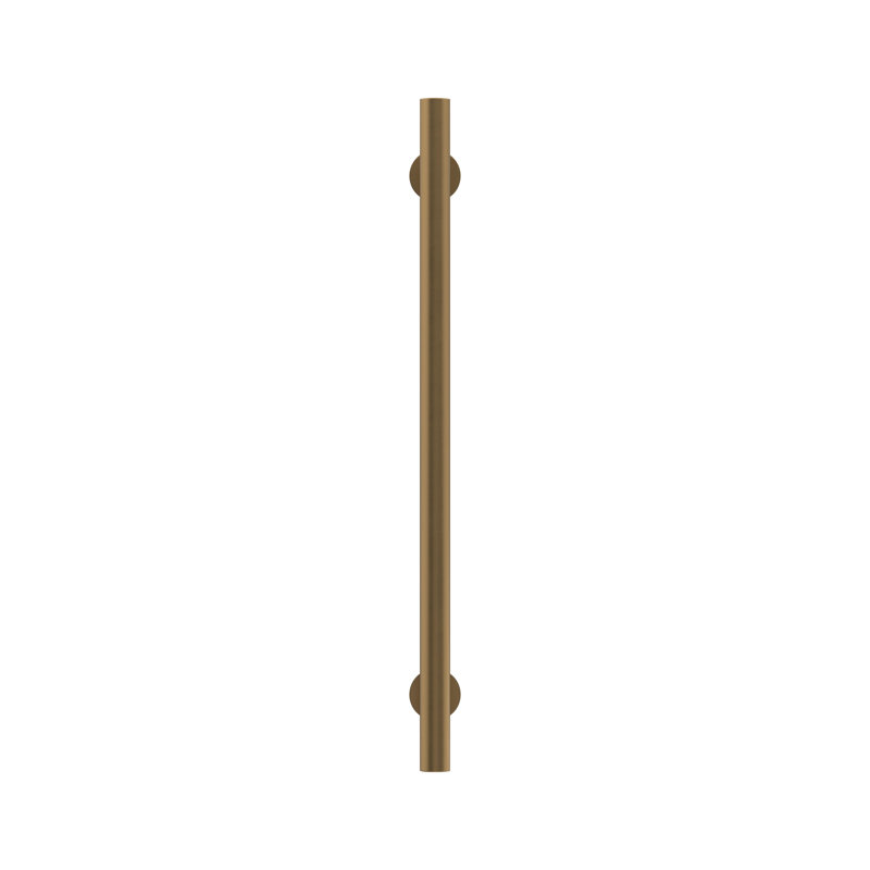 Poignée barre Radius, Nickel poli, 8.8125
