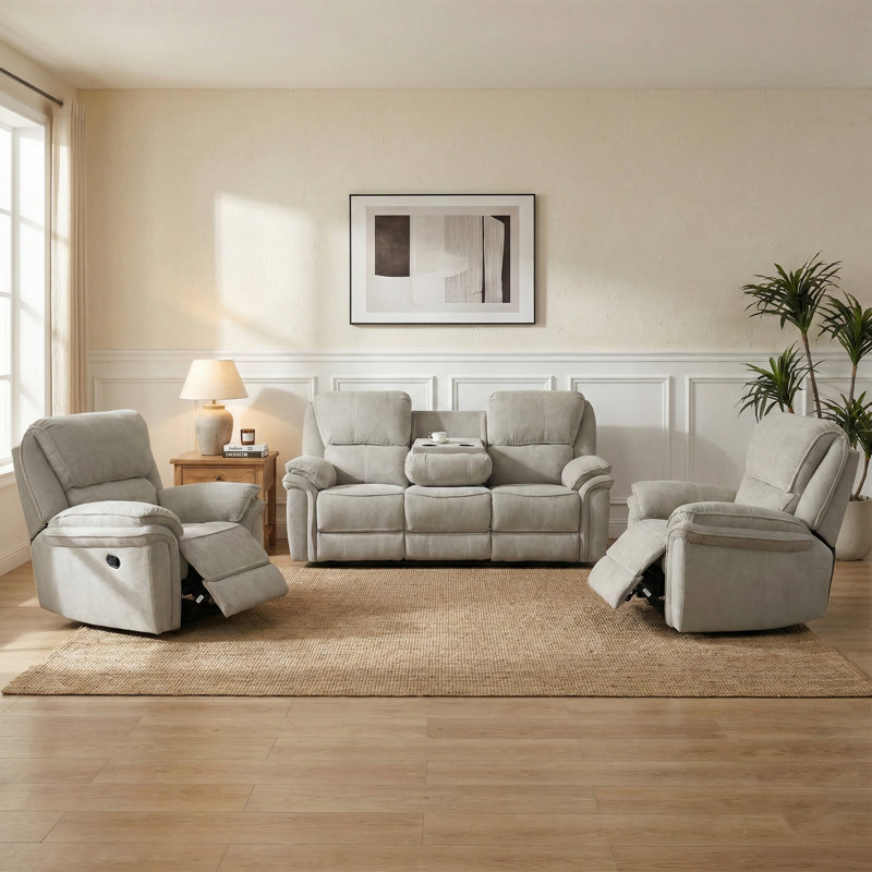 Coonrod 97cm Wide Recliner, Gray