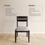 Chaise rembourrée en bois massif-1893700272