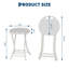 Tabouret pliant portatif avec poignée 18 pouces Tabouret pliable sans dossier 600 lb robuste pour la cuisine et l'extérieur-29794340