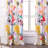 Greenland Home Fashions Watercolor Dream White Window Panel Pair-63”-1789498658-1779441707
