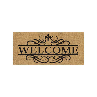 Tapis de bienvenue Welcome Ornate Swirl