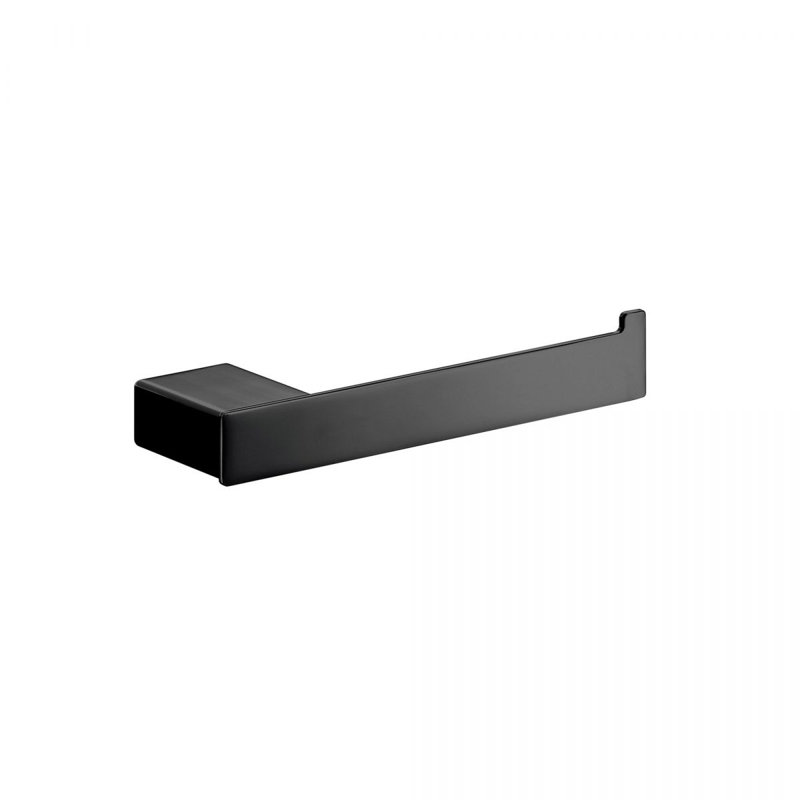 Loft Wall Mount Toilet Paper Holder, Matte Black