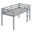 Lit mezzanine en bois avec échelle-1159635197