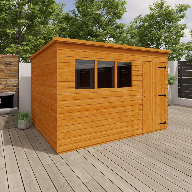 10x8w Tiger Shiplap Pent