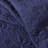 3 Piece Split Corner Pleated Quilted Bedspread Navy King