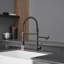 Robinet de cuisine moderne monotrou avec douchette extractible-125337515
