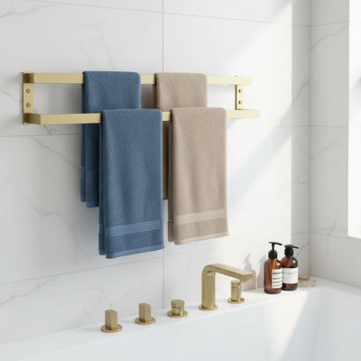 32" Double Towel Bar-Premium SUS304 Bathroom Rack