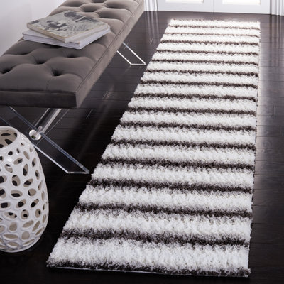 Berber Shag Performance Striped Rug