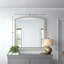 Miroir gris antique, miroir de commode, miroir gris antique, miroir