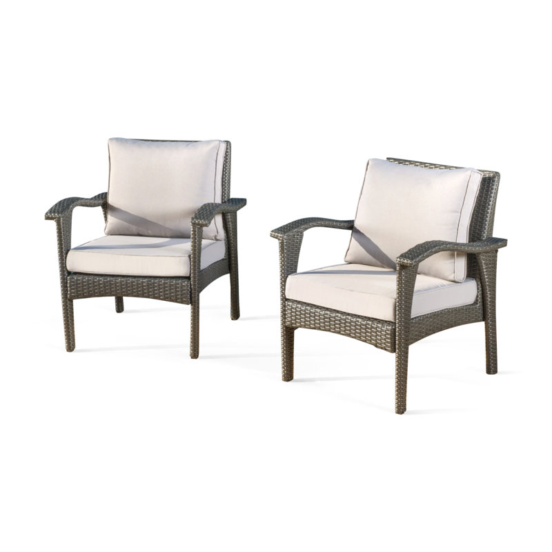 Club Chair, Gray Cushion/Gray Frame