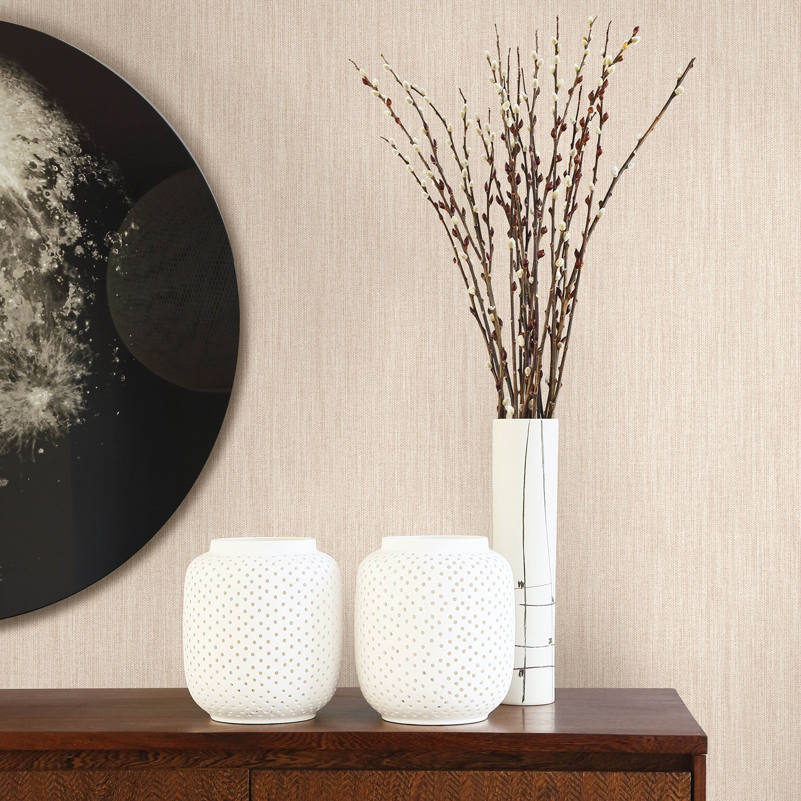 Kimpel Wallpaper, Blush