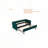 Upholstered Daybed with Trundle,USB Port ,Side Pockets-1355214289