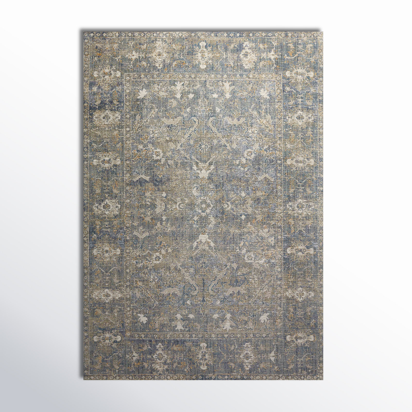 Chris Loves Julia x Loloi Rosemarie Oriental Sand/Lagoon/Off White Area Rug  & Reviews | Joss & Main