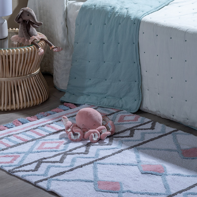 Wofford Southwestern Cotton Area Rug, Rectangle 120 x 160cm