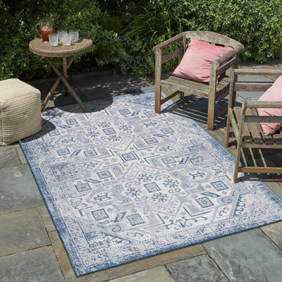 Tapis d'extérieur couleur ivoire