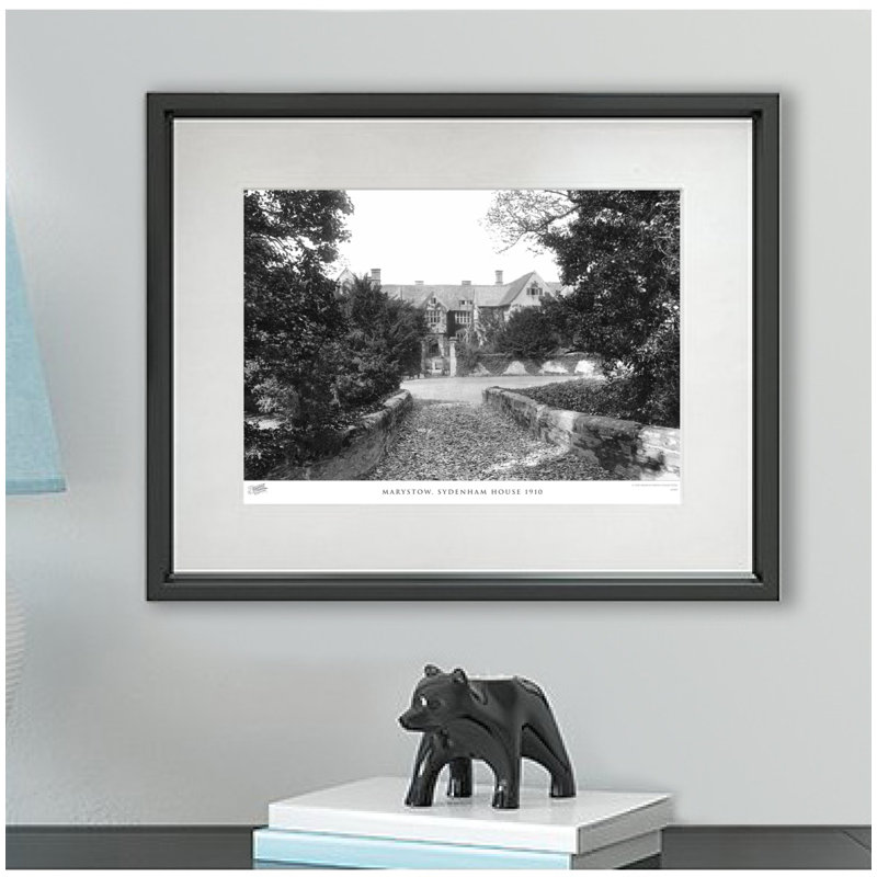 Marystow, Sydenham House 1910 by Francis Frith - Single Picture Frame Print, 28cm H x 36cm W x 2.3cm D