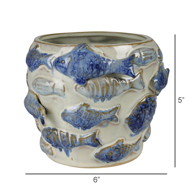 Cache-poisson, céramique