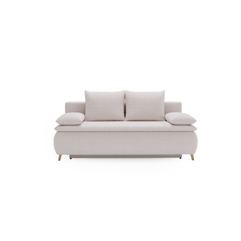 Tarrel 2 Seater Sofa Bed, White