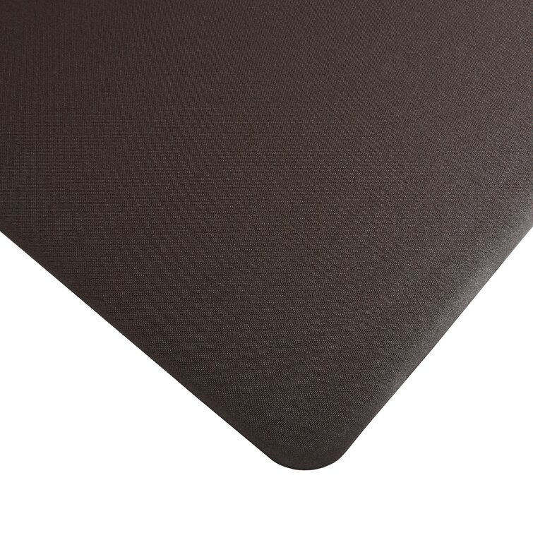 Kahaleelah Anti-Fatigue Mat Gracie Oaks Color: Black/Orange/Red, Mat Size: Rectangle 1'8 x 3'6