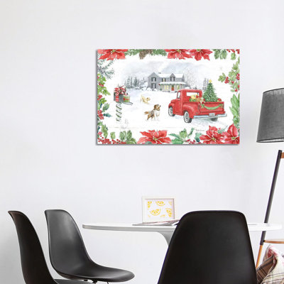 Farmhouse Holidays II by Beth Grove - Wrapped Canvas Print