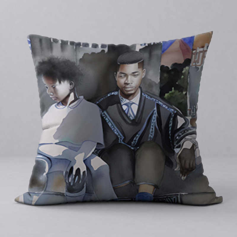 Reversible Throw Pillow