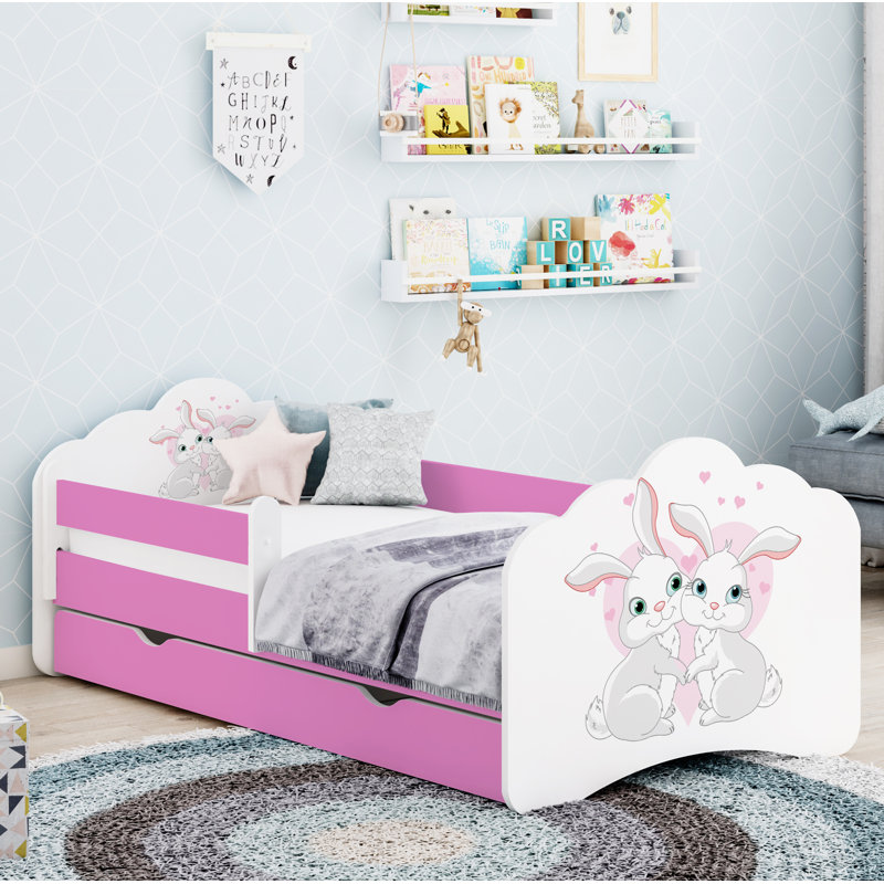 Courtois Cabin Bed Themed Beds, Pink, 65 x 80 x 160cm