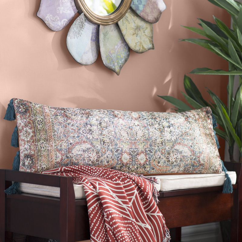 Dimartino Tassels Throw Pillow, Polyester/Polyfill, Pillow