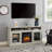 Contemporary TV Media Stand Modern Entertainment Console With 18" Fireplace Insert For TV Up To 65" With Open And Closed Storage Space, 60"W*15.75"D*29"H-1134110885