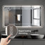 Miroir rectangulaire horizontal et vertical