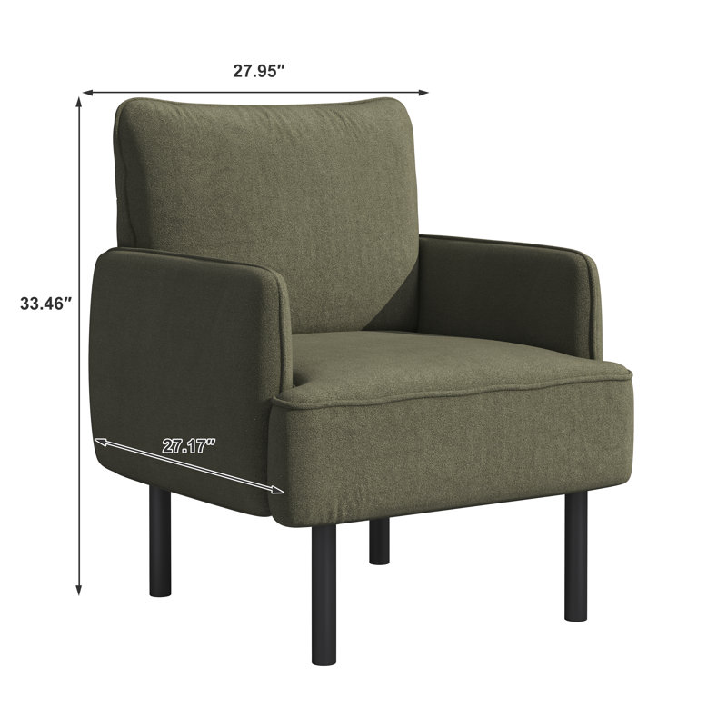 Ebern Designs Living Room Accent Chair & Reviews - Wayfair Canada
