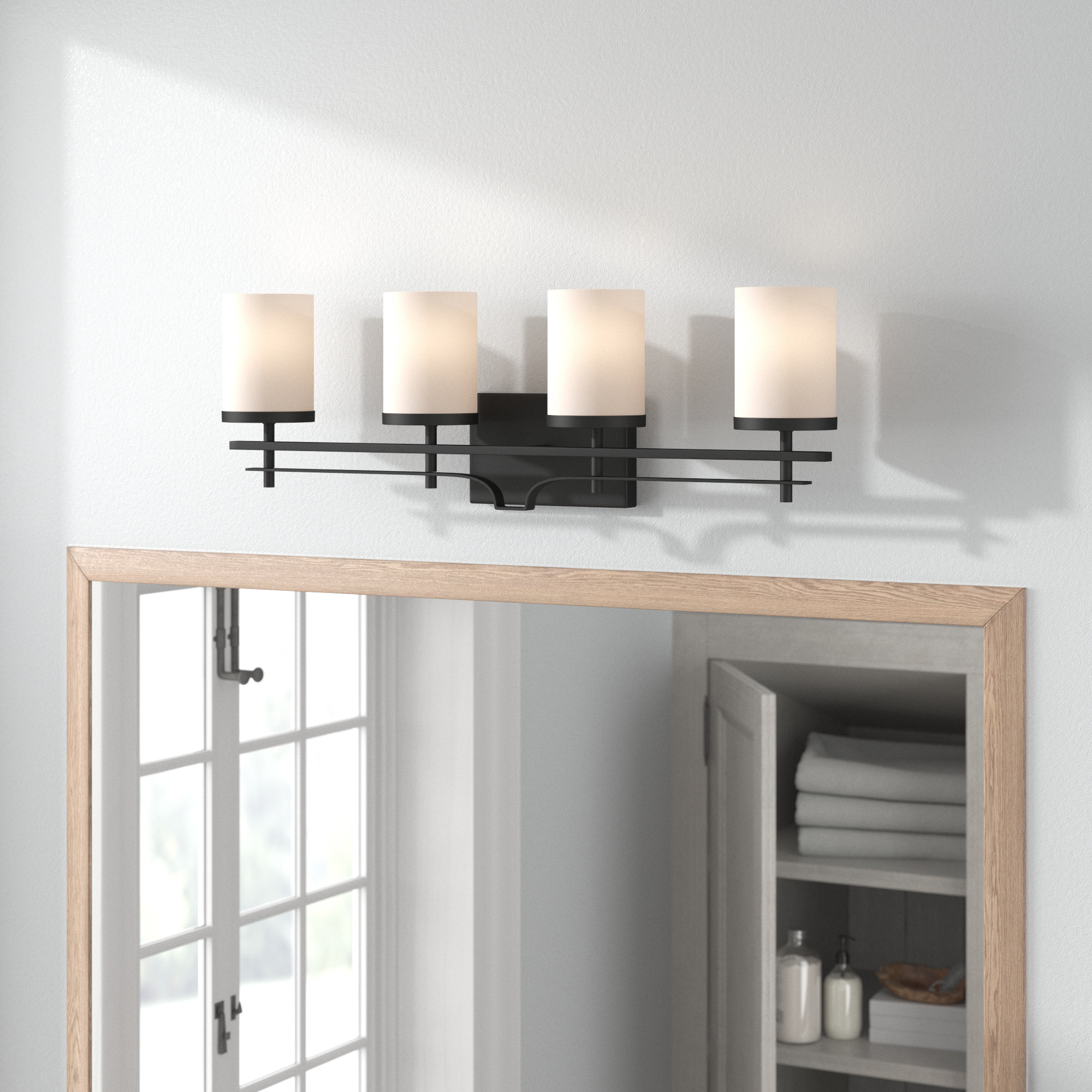 Aalin 4-Light Vanity Light, Bronze