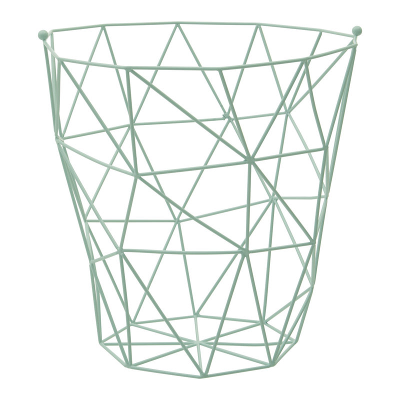 Hykkon Decorative Basket, Green