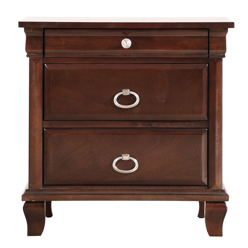 Charly 3 Drawer Nightstand