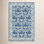 Navy Ivory Hand-Tufted Floral Wool Rug