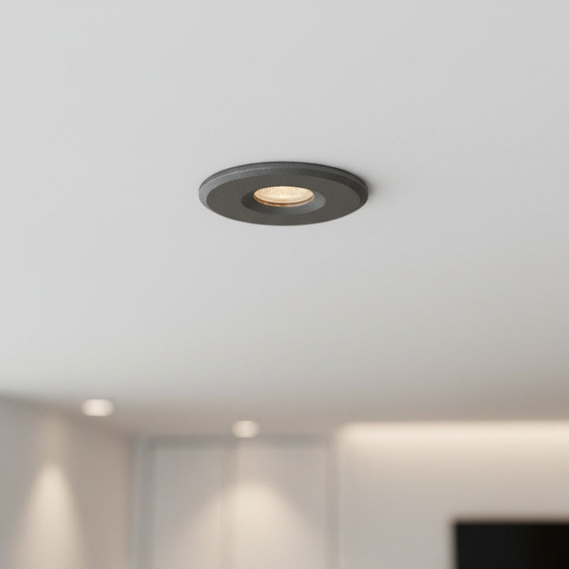UltraBeam 3 Watt Grey Mini Ceiling Spotlight, Grey