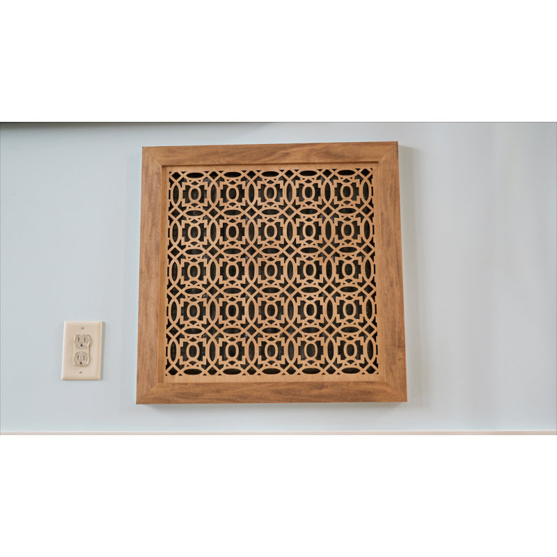 Évent décoratif magnétique pour entrée d'air - conception marocaine, 30 po x 18 po, Intérieur