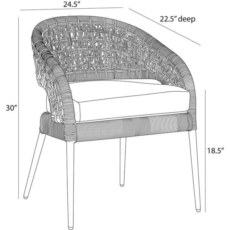 Juri Outdoor Dining Armchair
