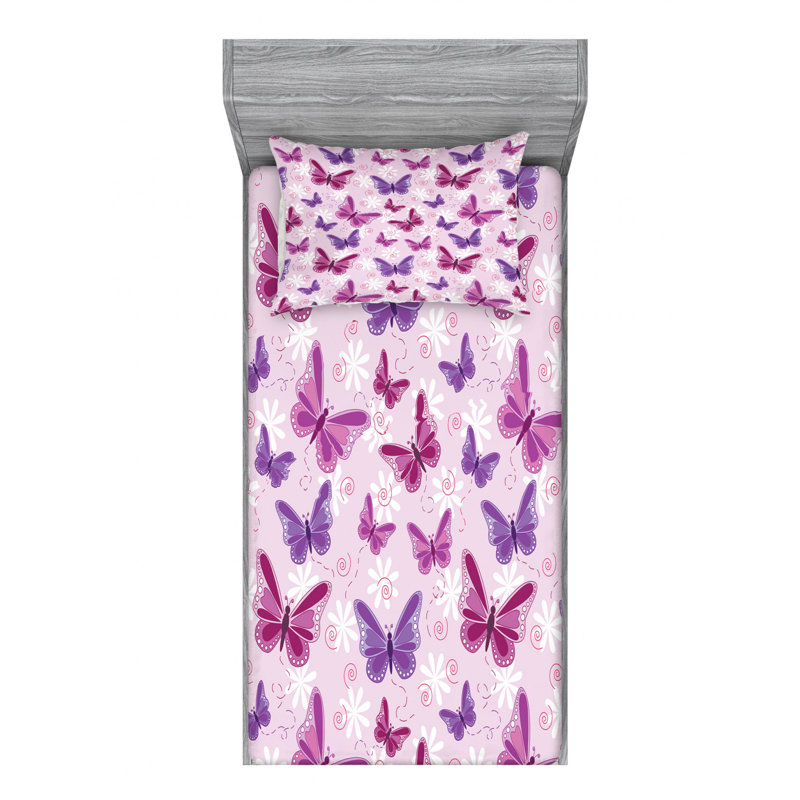 Microfiber Sheet Set, Twin XL Sheet Set with Fitted Sheet