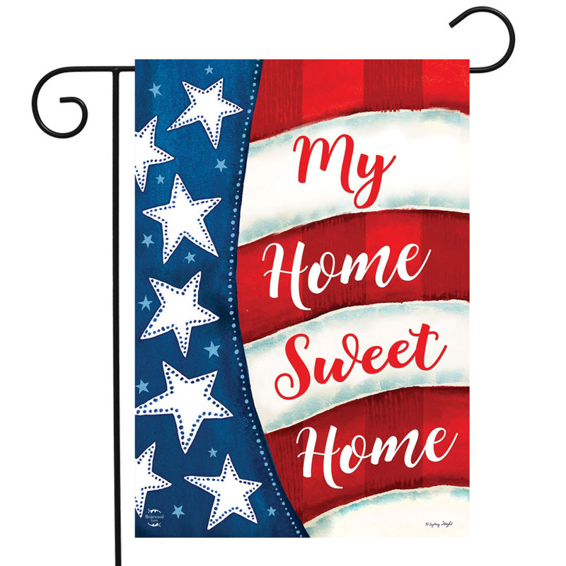 My Home Sweet Home - drapeau de jardin