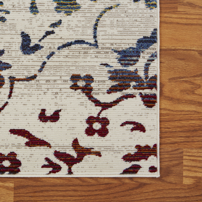 Apiffany Floral Indoor Rug, Rectangle 4' x 6'