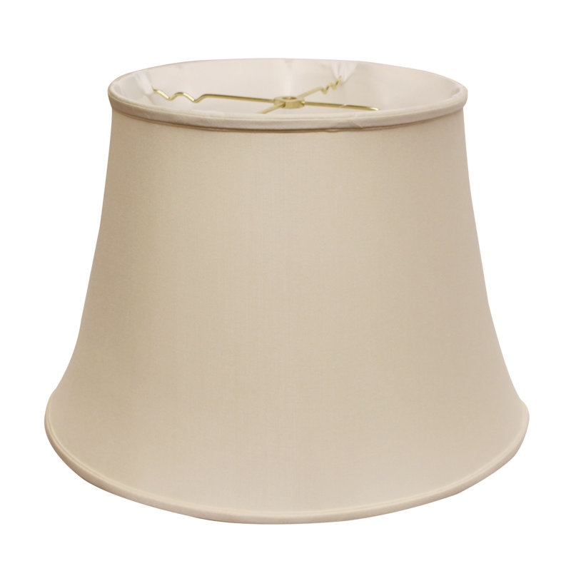 Abat-jour cloche champagne en soie