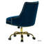 Chaise de travail inclinable et pivotante Clyde-1280288654