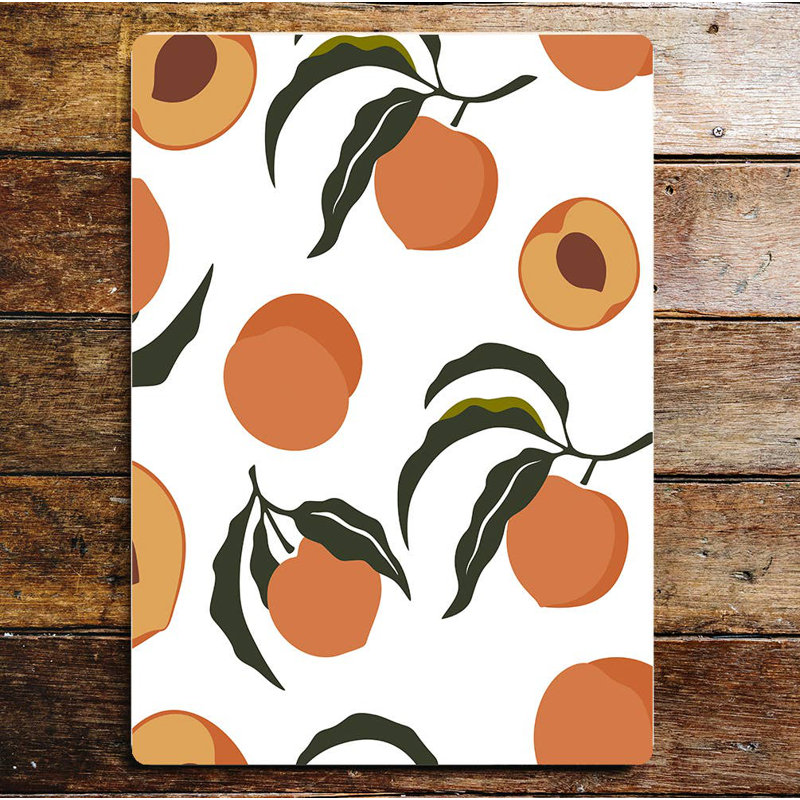 Food & Beverage Wall Decor on Metal, 25cm H x 20cm W