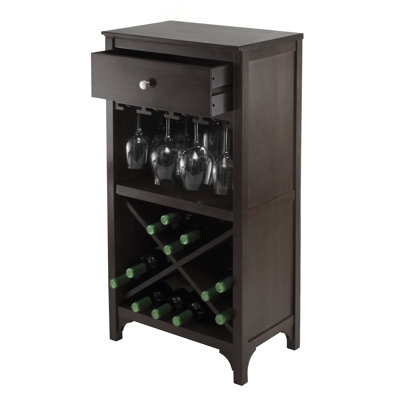 Bar 44 bouteilles avec rangement pour bouteilles de vin