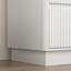Commode 9 tiroirs pour chambre à coucher avec grands tiroirs, commode en bois, grande commode de plancher, long meuble télé moderne, table d'appoint avec rangement Mid-Century, blanc-1046362055