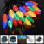  Multicolore 100 lumières de Noël 100 pi C9 100 lumières DEL avec 100 piquets pour éclairage de sentier Connectable bricolage Cuttable Étanche à intensité variable