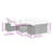 Vidaxl Garden Sofa Set Black